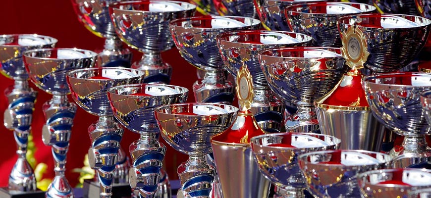 Горные лыжи встретили Новый год: «Кубок Деда Мороза» собрал более 160 спортсменов на Алтае Награды, медали